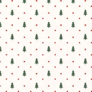 北欧クリスマスツリー｜北欧風・クリスマス・シームレスパターン