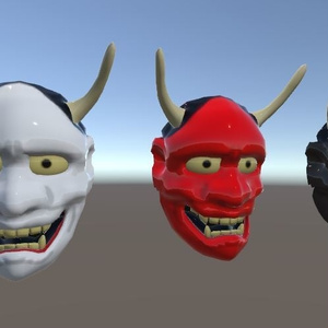 【VRC向け】 3Dモデル　般若のお面 缩略图 2