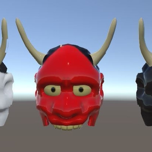 【VRC向け】 3Dモデル　般若のお面 缩略图 3