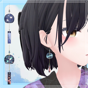 【VRChat想定】涼風の耳飾り -SummerEarrings set-【PB対応】 缩略图 2