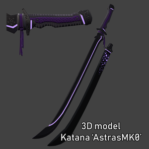 オリジナル3D打刀モデル「AstrasMK0」