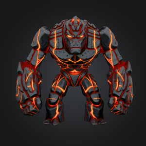 溶岩ゴーレム (Volcanic  golem) 용암 골렘