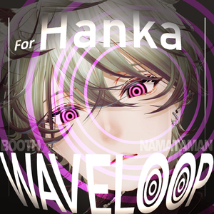 【Hanka 斑霞】動くアイテクスチャ【5種】/ Animation Eye Texture /WAVELOOP