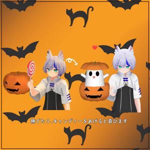 【VRChat想定・MA対応】撫でれる追従ペットギミック MirrorBoo 缩略图 3
