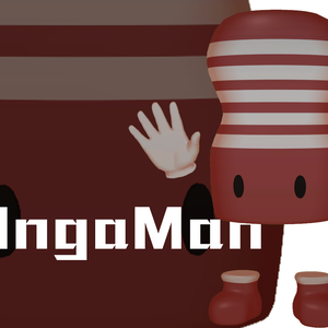 【3Dモデル】T〇ngaMan
