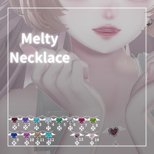 【VRC想定/23アバター対応】Melty Necklace 