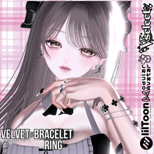 【VRC想定/18アバター対応】Velvet Bracelet Ring 缩略图 3