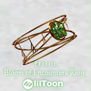 ᚠ FEHU – Bloom of Encounters Ring