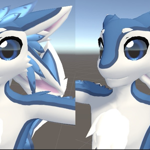 NKD Protogen - VRChat Avatar 3D Model - Nukude's Stuff - BOOTH