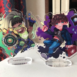 オーバーウォッチ アクリルキーホルダー Ｖｅｒ．A オーバーウォッチ 2_トレーディング ちびキャラ アクリル