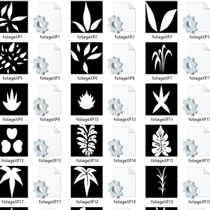 SAI 2 plant and grass brushes