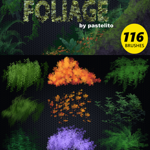 SAI2 Foliage Brushes