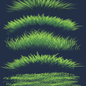 SAI2 grass brushes