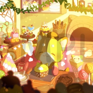 Illustration, illustration, commission / 黄金色の世界で - pixiv