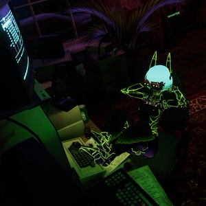 Synthwave CyberCyant - Cyant and Runyant Material and texture set - VRChat 缩略图 7