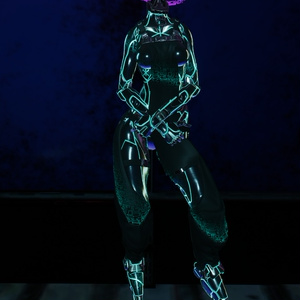 Synthwave CyberCyant - Cyant and Runyant Material and texture set - VRChat 缩略图 9