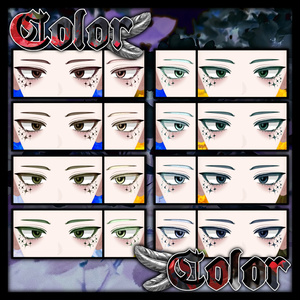 【断罪 : Danzai_RE】 🪶feather_Make up + Eye texture🪶 缩略图 5