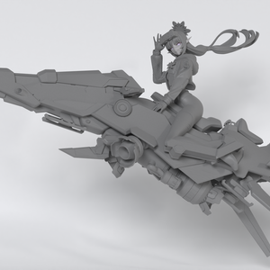 ブルーアーカイブ　臨戦ひまり　ガレージキット（1/9スケール）