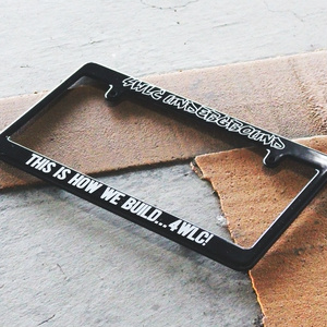 4WLC Underground License Plate Frame