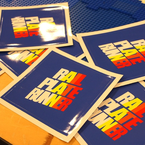 Rail Plate Runner Sticker