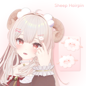 ‧₊⁺ Sheep Hairpin ‧₊⁺