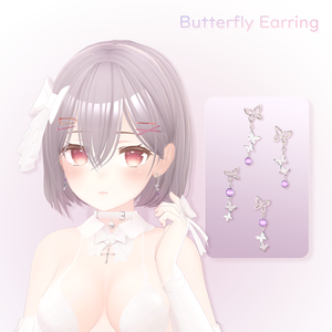 ‧₊⁺ Butterfly Earring ‧₊⁺