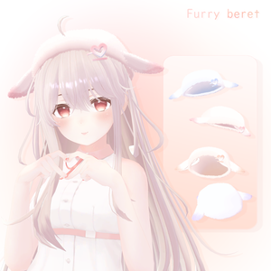 ‧₊⁺ Furry beret ‧₊⁺