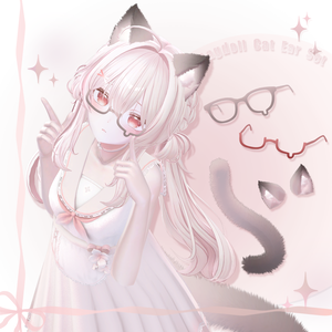 ‧₊⁺ Ragdoll Cat Ear Set‧₊⁺
