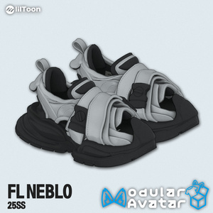 [VRChat想定] FL NEBLO サンダル