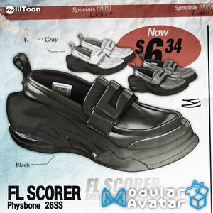 [VRChat想定] FL SCORER 2026 スニーカー