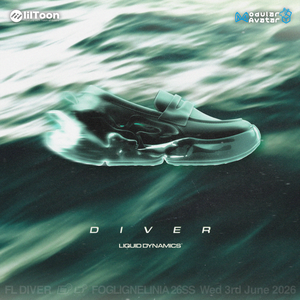 [VRChat想定] FL LIQUID DYNAMICS DIVER スニーカー