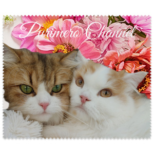 ぷりめろメガネ拭き「Floral ♥Shower in PURIMERO」