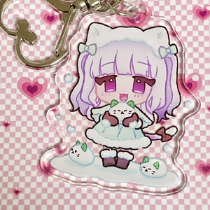 🍀しずく🍀妖精さんアクリルキーホルダー - shizuku-clover - BOOTH