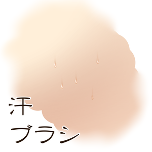 汗ブラシ