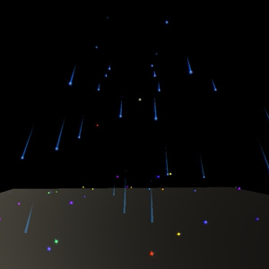 Shooting Star Particle