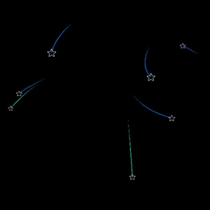 Branch Shooting Star Particle