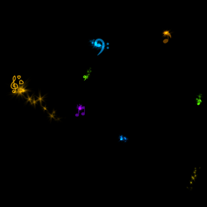 Music Note Particle