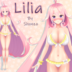 Lilia  2in1  Bikini + NSFW Base Version (Updated SDK 3.0 Poiyomi 7.3.5)
