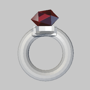 シンプルリング_ルビー（ruby_ring）