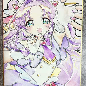 Cure Answer Hand-drawn Illustration Shikishi (Medium Size)
