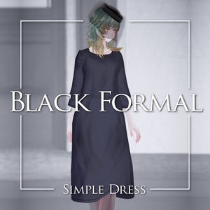 BlackFormal -SimpleDress-