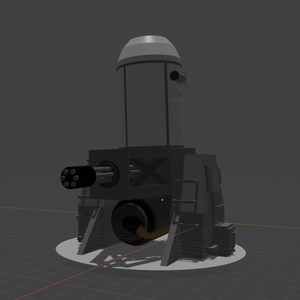 [Blender 3Dモデル]CIWS