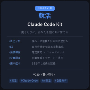 Job hunting CC-kit | Run with Claude Code...