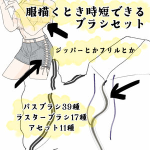 服飾ブラシセット