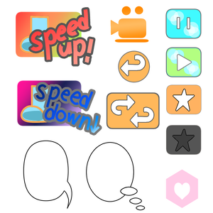 cluster向けサイズ1080pxのUI