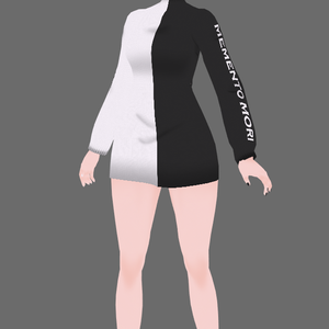 VRoid -- Unus Annus Split Dress (2 Versions)