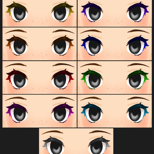 VRoid BETA -- Eyeline Textures -- FREE
