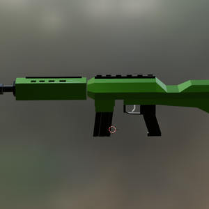 銃の3Dモデル