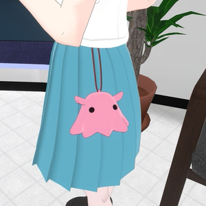 3Dモデル「メンダコのチャーム＆ぬい」VRChat想定アクセサリ 缩略图 3
