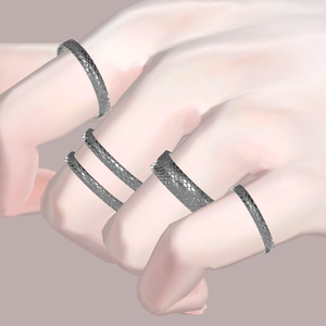 【FREE/無料】5 rings / thx 1000 followers_虎の子 缩略图 2